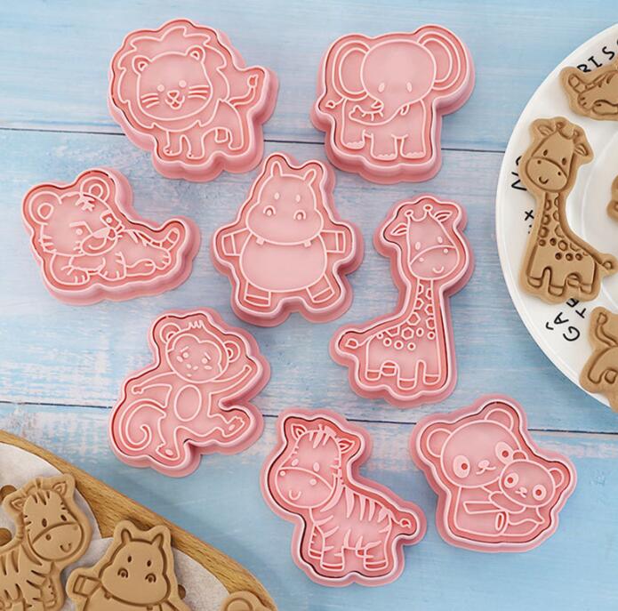 Animal cookie mold 2 (4pcs)