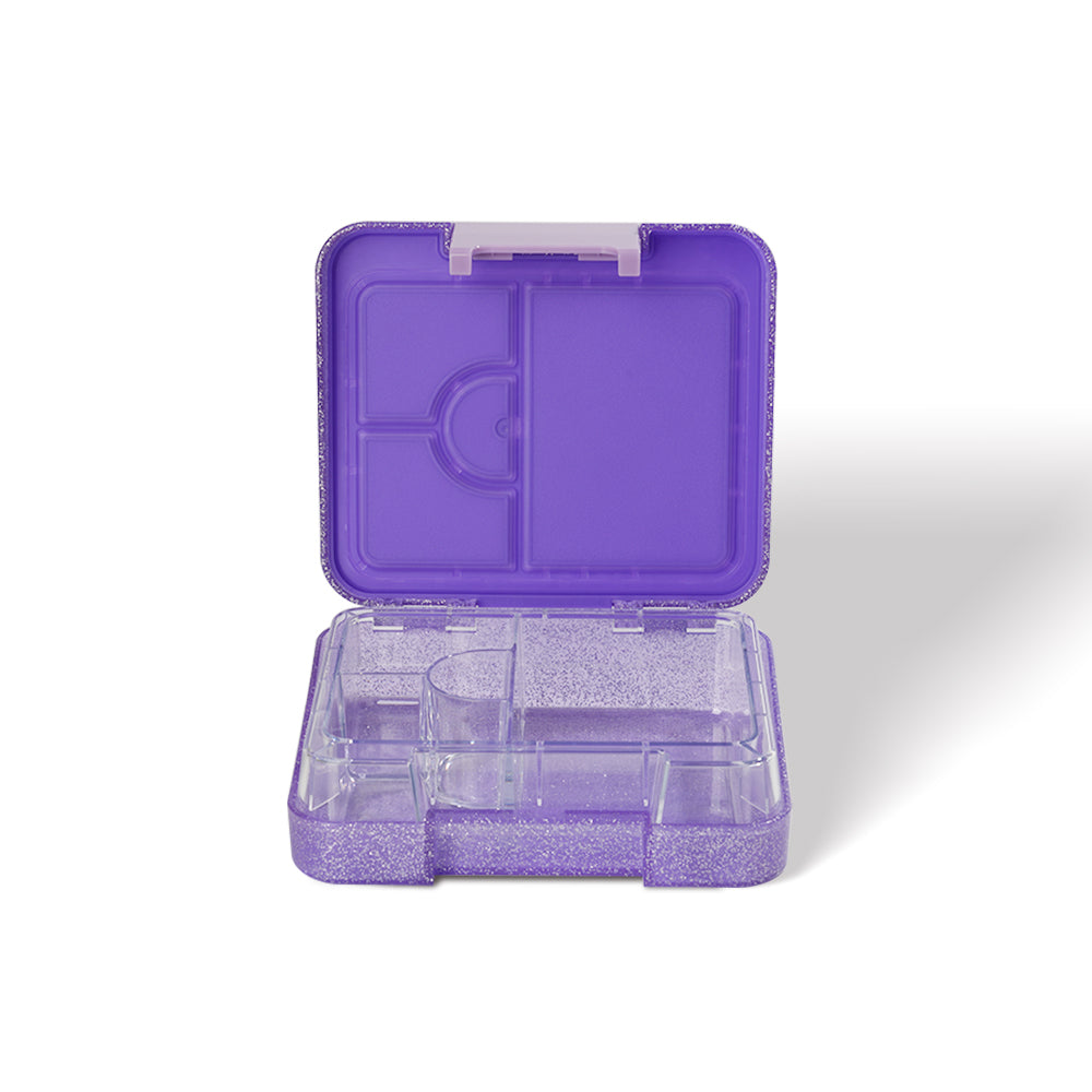 Lunch Box (17.5 × 15)cm (Glitter-Purple)