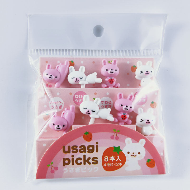 Bunny food picks (8pcs)