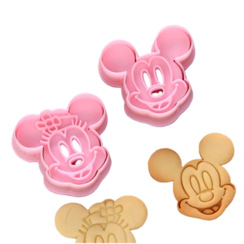 2pcs Pull-press cookie mold (micky mouse)