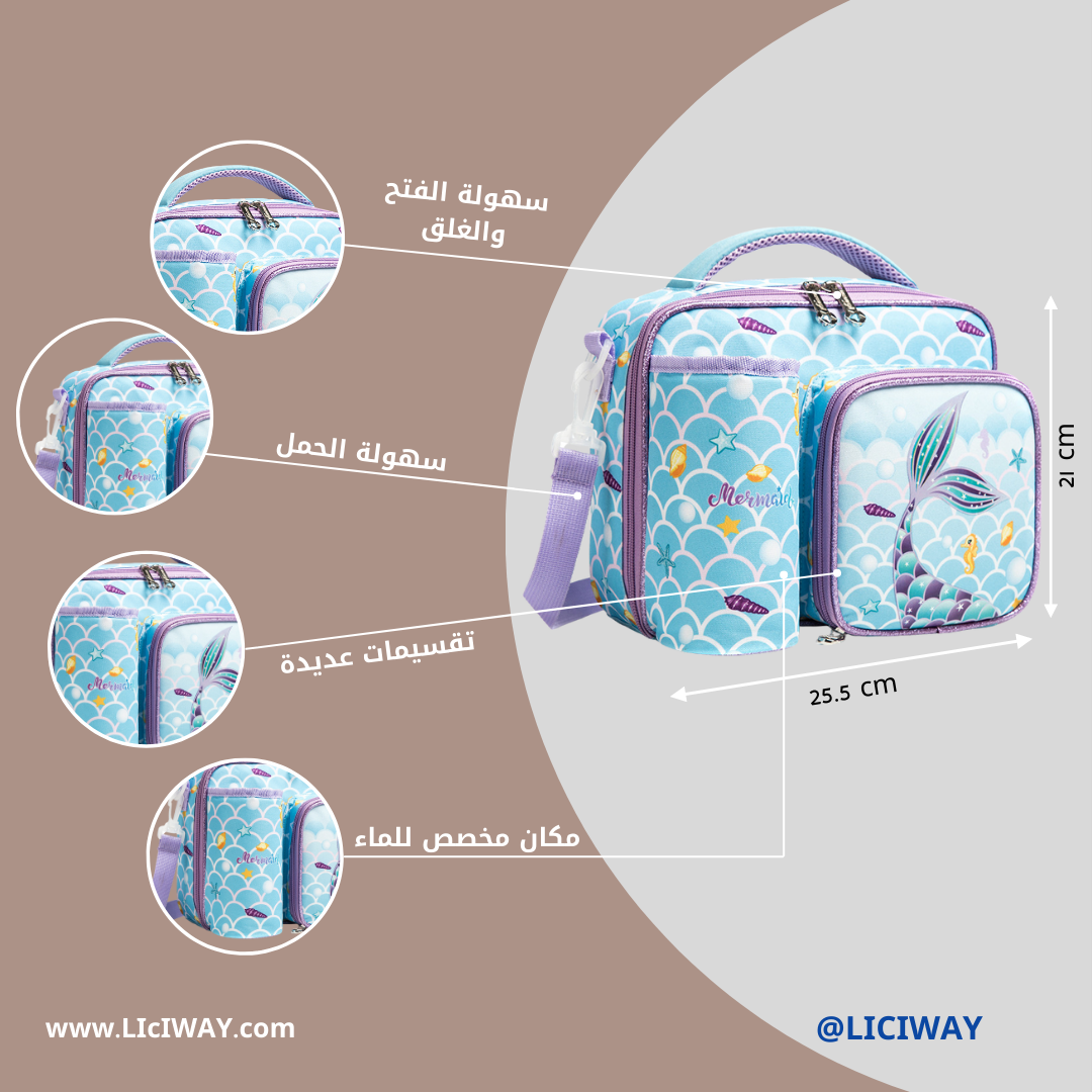 Lunch Bag (Mermaid )