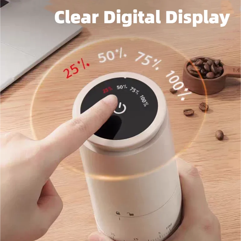 Electric Coffee Grinder Adjustable Coffee Burr 1500w