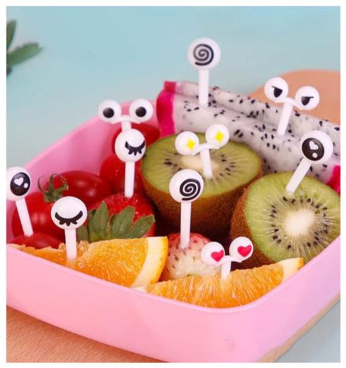 Fruit fork combination - Eyes ( 10 pcs)