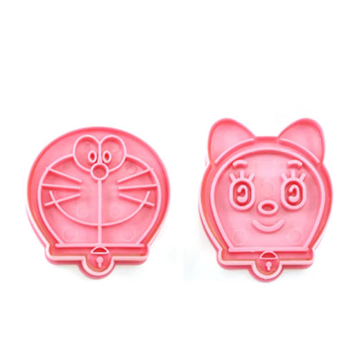 2pcs Pull-press cookie mold (Doraemon)
