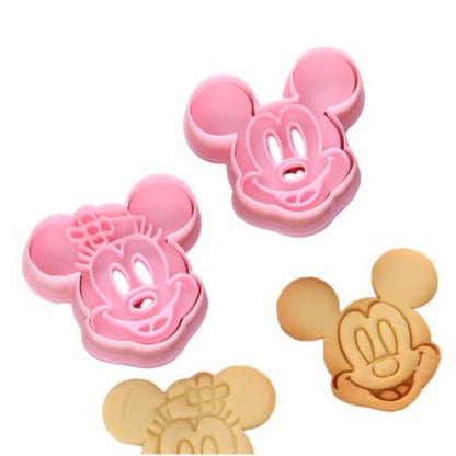 2pcs Pull-press cookie mold (micky mouse)