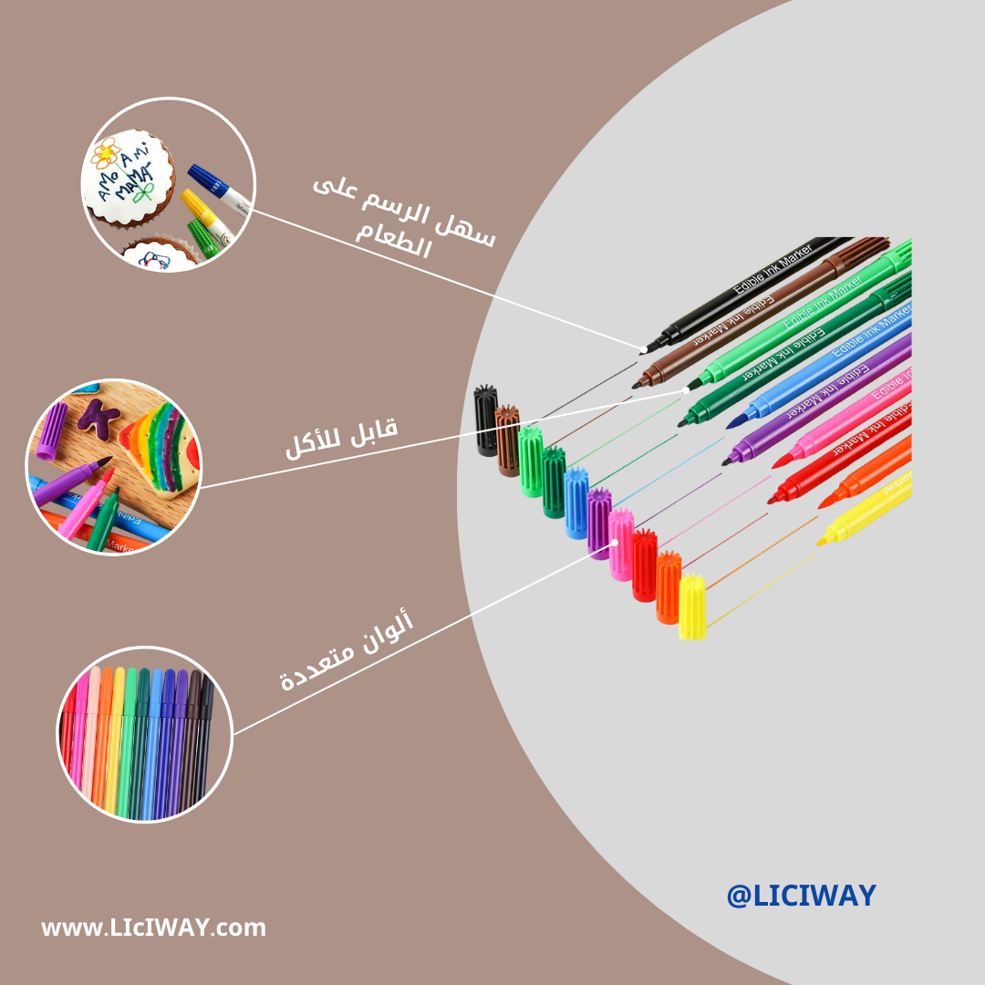 Edible Ink Markers- Set (12 Colors)