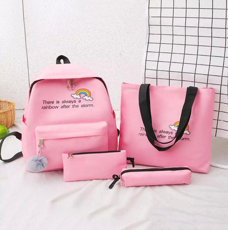 Rainbow bag for kids 4Pcs