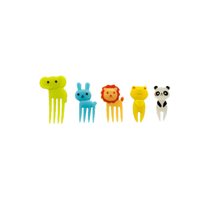 Fruit fork combination - Animals ( 10 pcs)