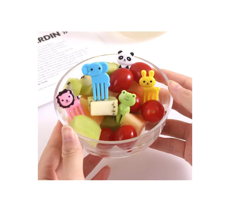 Fruit fork combination - Animals ( 10 pcs)