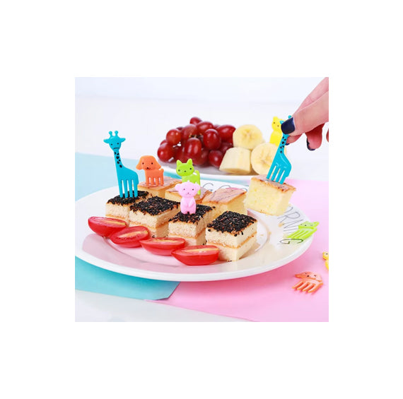 Fruit fork combination - Animals ( 10 pcs)