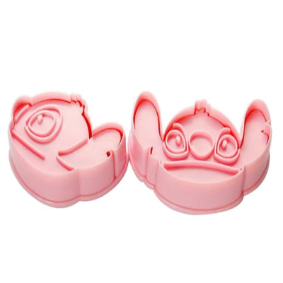 2pcs Pull-press cookie mold (Stitch)